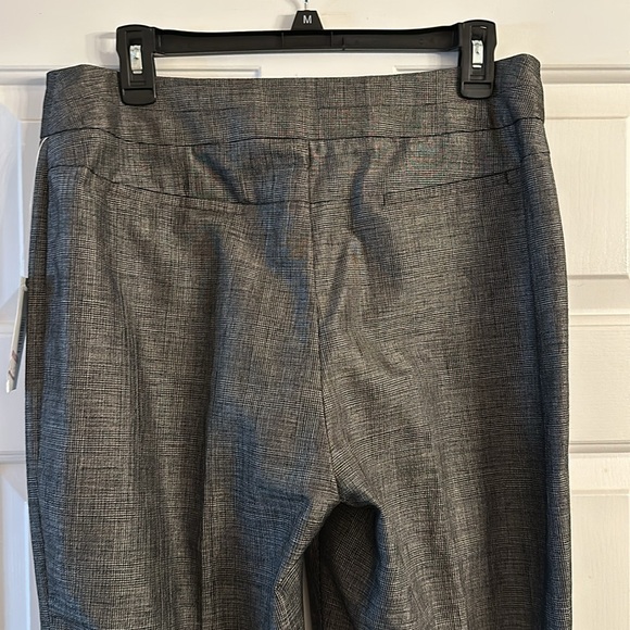 NWT Anne Klein Straight Leg Pants, Size 10, Black/Gray Pattern - Picture 4 of 8